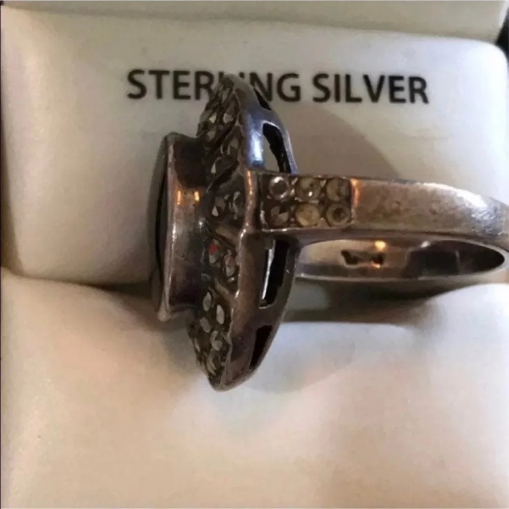 Vintage sterling marcasite